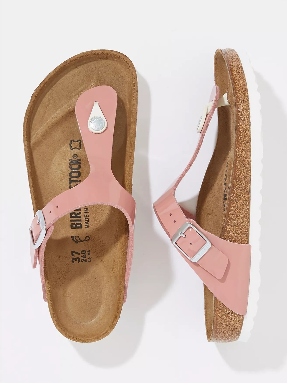 Birkenstock Gizeh Thong Sandals in Blush Pink for Women